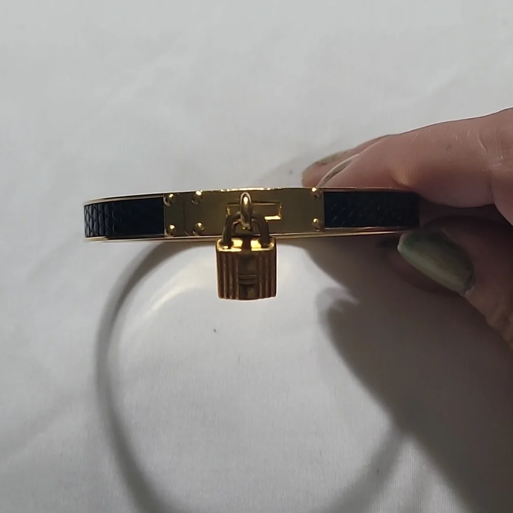 Hermes lizard bangle - Picture 3 of 5
